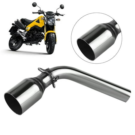 Motorcycle Exhaust Mid-Pipe Middle Pipe Link Connect Adapter for Honda MSX125 Motorcycle Exhaust Mid-Pipe Middle Pipe Link Connect Adapter for Honda MSX125